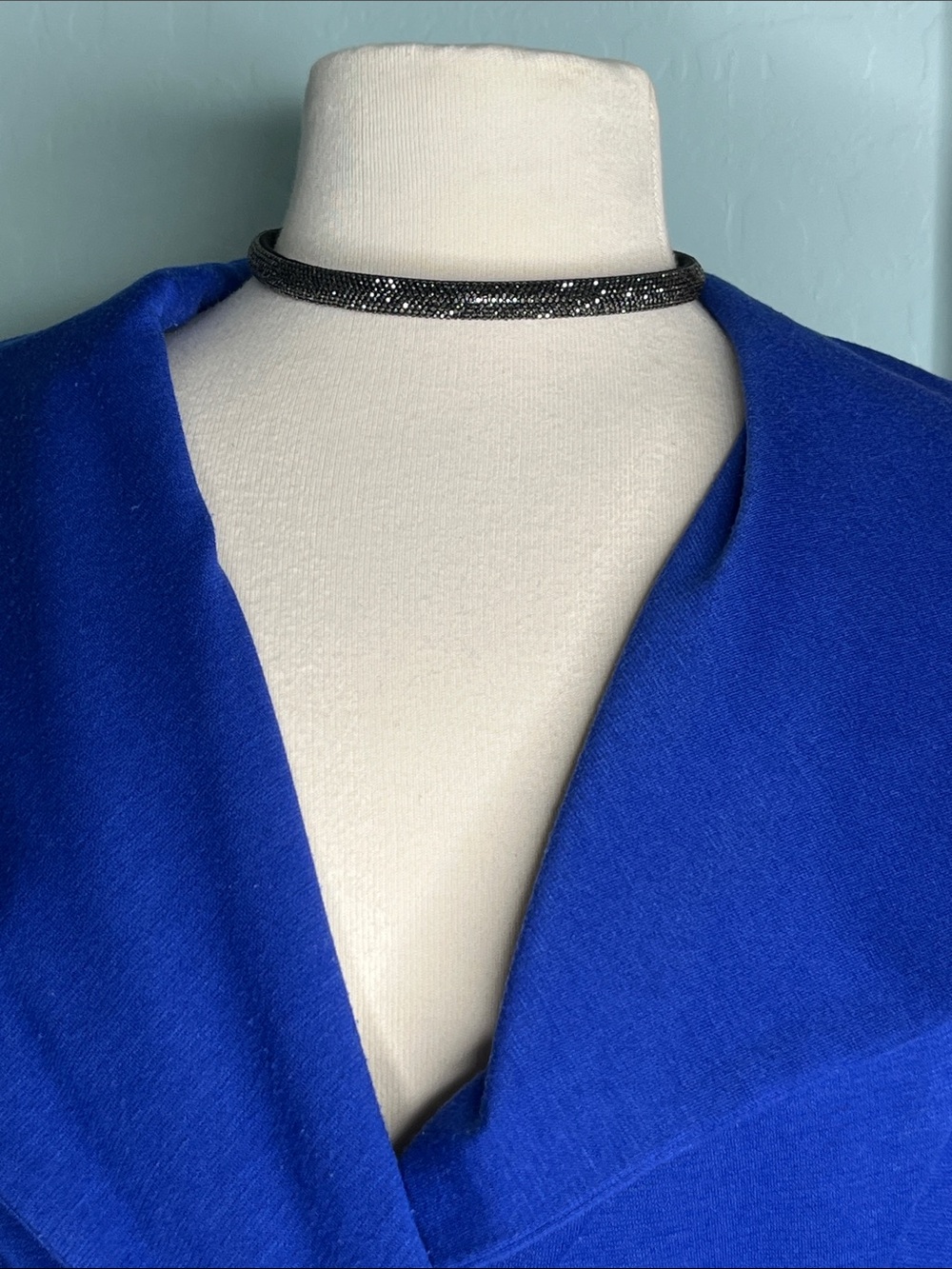Black Rhinestone Choker Necklace
